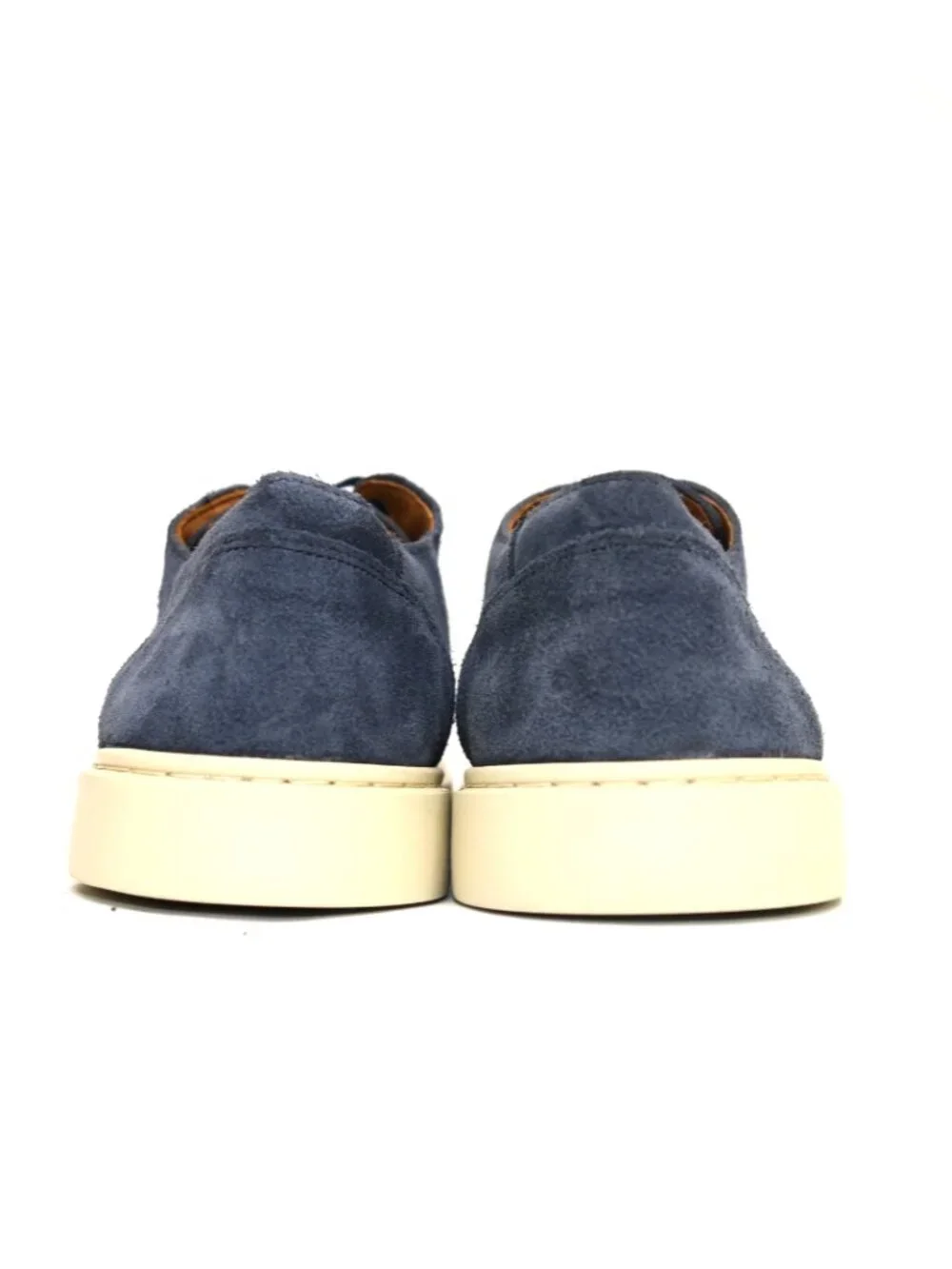 New! Allen Edmonds Henderson Suede Low-Top Derby Sneaker Blue Sz 11 D 7272 DD559
